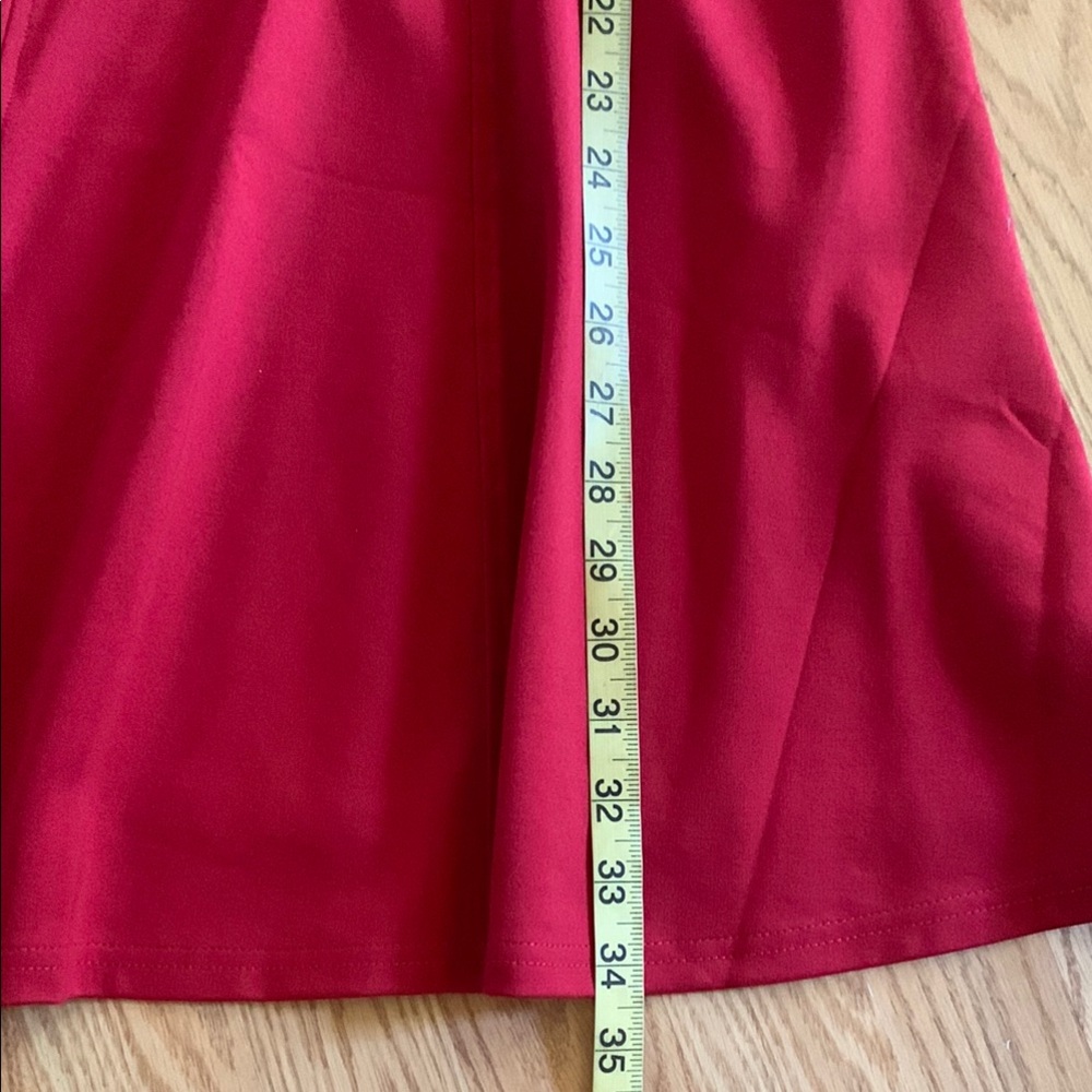 H&M NWT Square Jersey Stretchy Dress Dark Burgundy XXL Elegant Sleeveless Dress - Picture 10 of 12